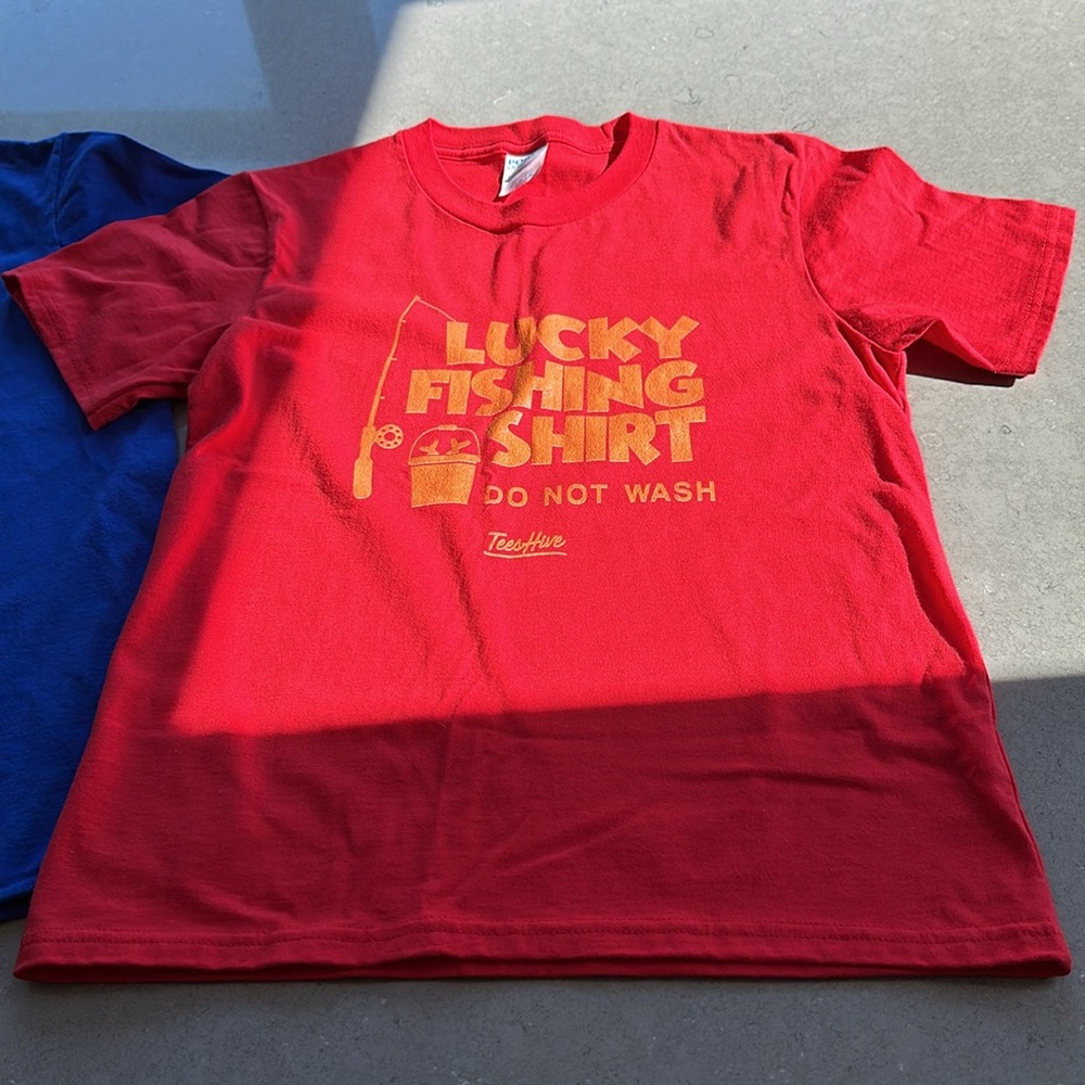 Kids ‘Lucky Fishing shirt’ M